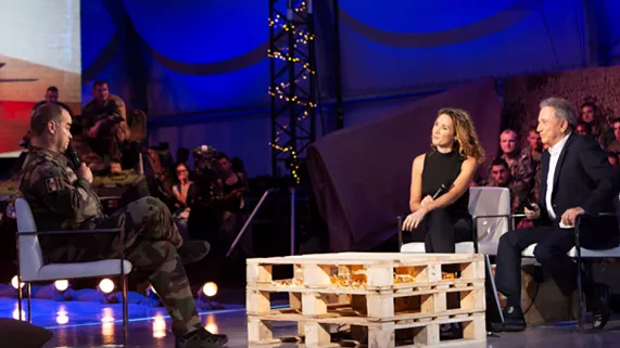 Marie-Sophie Lacarrau et Michel Drucker