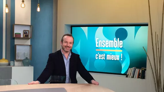 Christophe Zirnhelt sur le plateau d'Ensemble c'est mieux!
