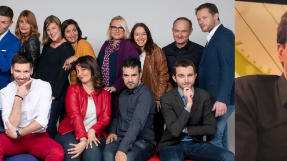 Thibaut Rysman et les animateurs d'Ensemble c'est mieux