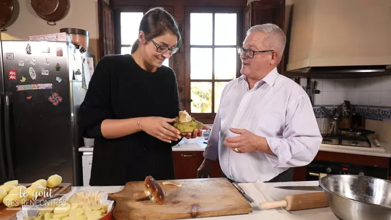 France et Hervé en cuisine