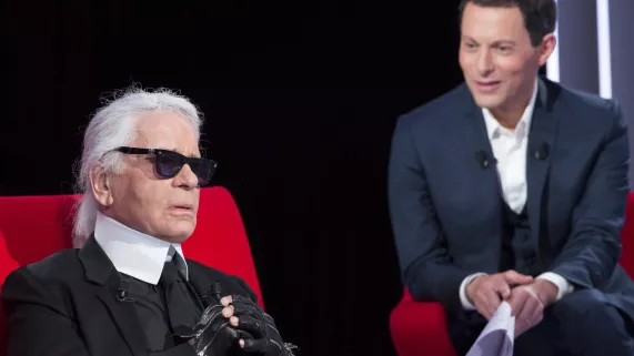 Karl Lagerfeld au Divan de MOF
