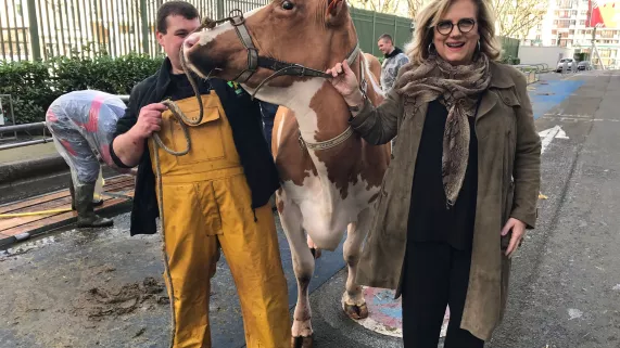 Catherine Matausch en direct du salon de l'agriculture