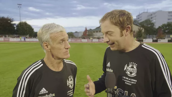Variétés Club de France  Didier Deschamps et Yoann Lemaire