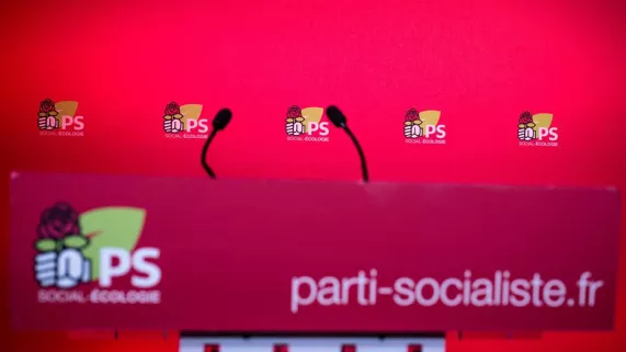 Siège du Parti Socialiste/©Maxppp/Aurélien Morissard Dimanche en politique