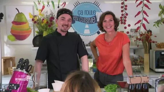 ça roule en cuisine - Sophie Menut - crédit FTV ça roule en cuisine - Sophie Menut - crédit FTV