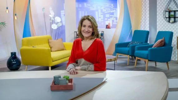 Vanessa Finot sur le plateau d'Ensemble c'est mieux 