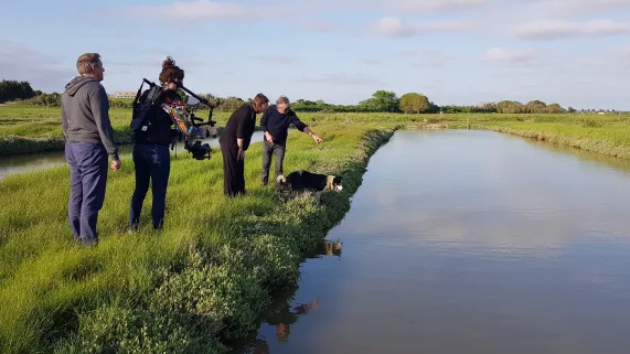France et Jean-Pierre sur L'île Madame 