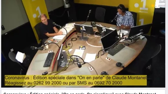 CROSS MEDIA - LA MATINALE RADIO SUR REUNION LA 1ERE TV
