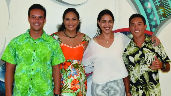 @servicecommunicationpolynesiela1ere Les 4 lauréats - concours Deviens Journaliste