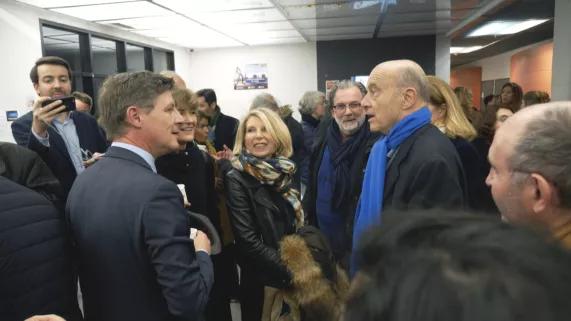 Nicolas Florian et Alain Juppé 