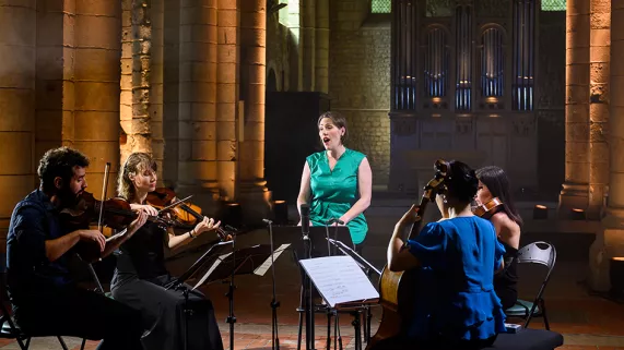 Lucile Richardot et kwartet Marion-Bertin