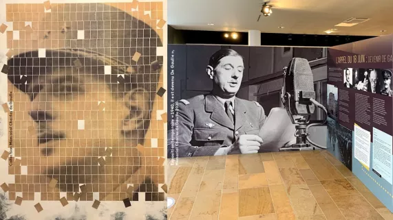 ©Matthieu Mercier - Collection Memorial Charles de Gaulle et Exposition temporaire « 1940, il est devenu De Gaulle », Mémorial Charles de Gaulle 2020 ©Matthieu Mercier - Collection Memorial Charles de Gaulle et Exposition temporaire « 1940, il est devenu De Gaulle », Mémorial Charles de Gaulle 2020
