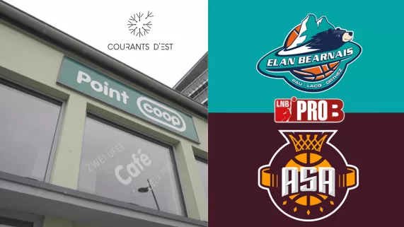 Courants d'Est : Le renouveau de la Coop © FTV/ Basket pro B - Pau-Lacq-Orthez vs Gries-Souffel