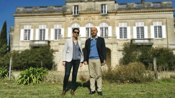 Sara et Olivier Cuvelier du château le Crock  Sara et Olivier Cuvelier du château le Crock