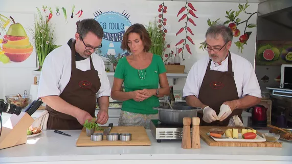 Ça Roule en Cuisine - Sylvain Hallet et Pascal Oudea – crédit FTV Ça Roule en Cuisine - Sylvain Hallet et Pascal Oudea – crédit FTV