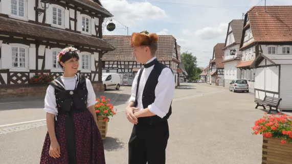 Carine Aigon à Hunspach en Alsace Carine Aigon - Courants d'Est