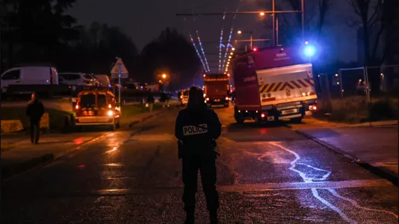 Incendie à Vaulx-en Velin