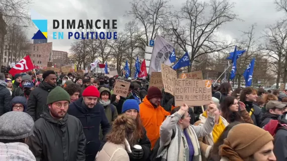 Dimanche en politique - Réforme des retraites -  CREDIT FTV