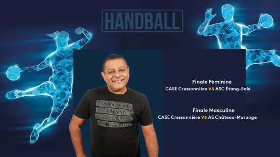 Finales handball en direct @Réunionla 1ère : Case Cressonnière-ASC Etang-Salé (Femmes) et Case Cressonnière-AS Château-Morange (Hommes) le 30 mai prochain