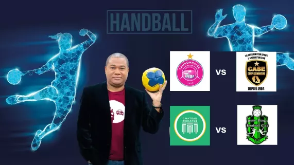 Finales des Championnats Réunion 2025  de handball féminin et masculin samedi 10 mai à vivre en direct du petit stade l’est de Saint-Denis sur Réunion la 1ère