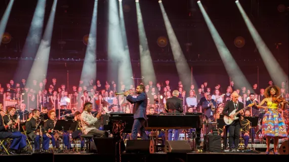 Ibrahim Maalouf à l'AccorHotels Arena © Caroline Bottaro