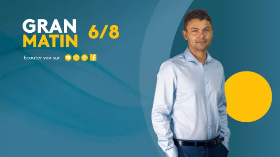GRAN MATIN -  L'INVITE DE LA MATINALE RADIO REUNION LA 1ERE Invité de la matinale du mercredi 23 février 2022 : Maurice Gironcel, président de la CINOR, maire de Sainte-Suzanne, soutien de Fabien Roussel pour la présidentielle.