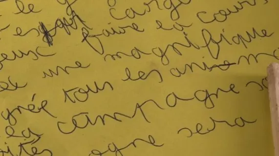 PAPIONS EN AVIER Ecriture enfants