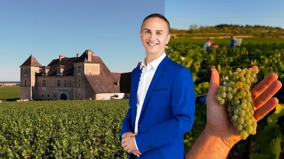Arnaud Lefèvre en direct du Clos de Vougeot