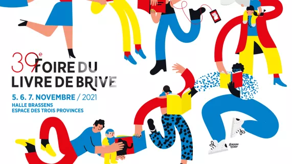 affiche foire du livre de Brive 