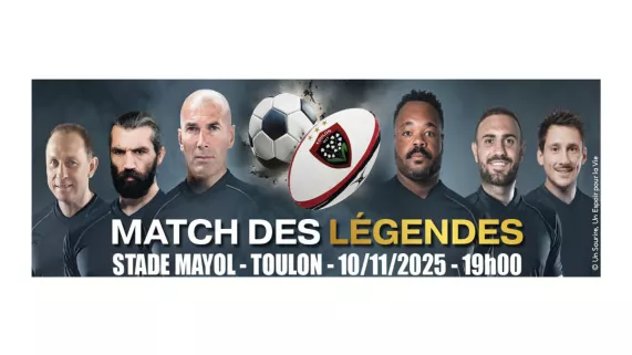 Affiche du Match des Légendes Toulon