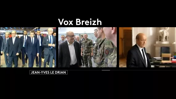 Générique Vox Breizh avec Jean-Yves Le Drian