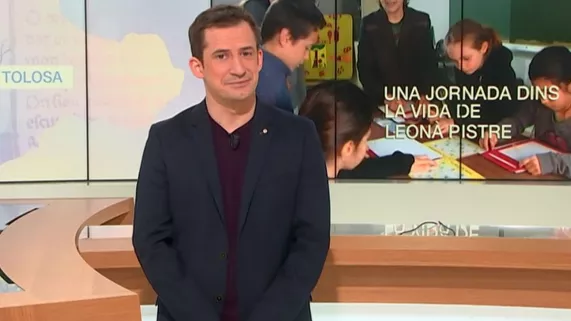Marius Blénet sur le plateau de Viure al Pais  Marius Blénet sur le plateau de Viure al Pais
