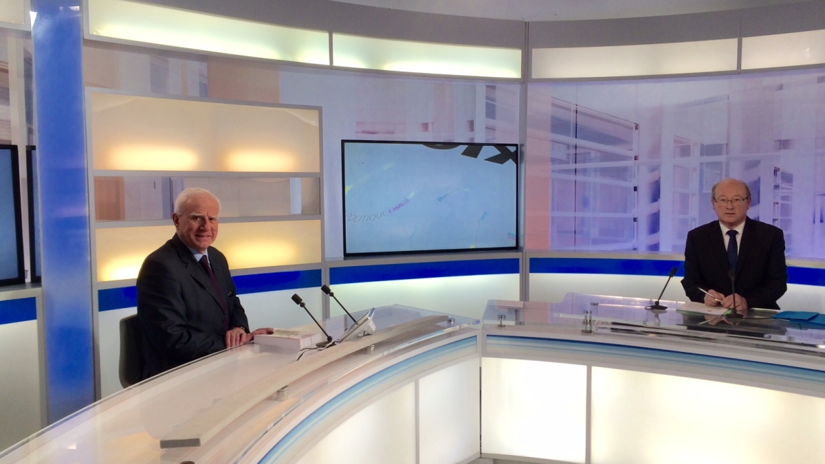 Franck Gilard Député (LR) de la 5e circonscription de l’Eure et Philippe Goudé sur le plateau de La Voix est Libre samedi 20 février Photo de Franck Gilard sur le plateau de La Voix est Libre samedi 20 février 2016