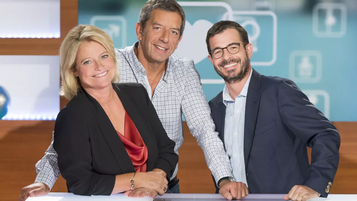 Marina Carrère d'Encausse, Michel Cymes et Benoît Thevenet ENQUÊTE DE SANTÉ