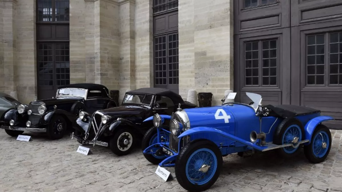 Une Lorraine Dietrich en bleu - © Eric Feferberg - AFP Une Lorraine Dietrich en bleu