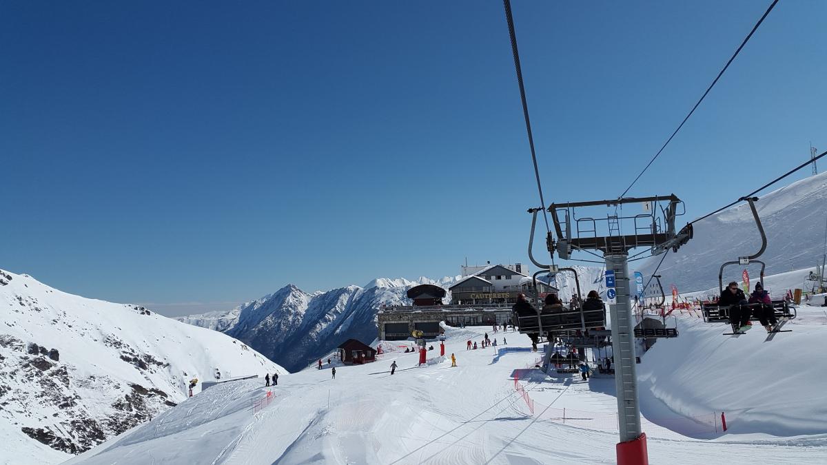 Station de ski de Cauterets Pyrénées 18 mars 2016