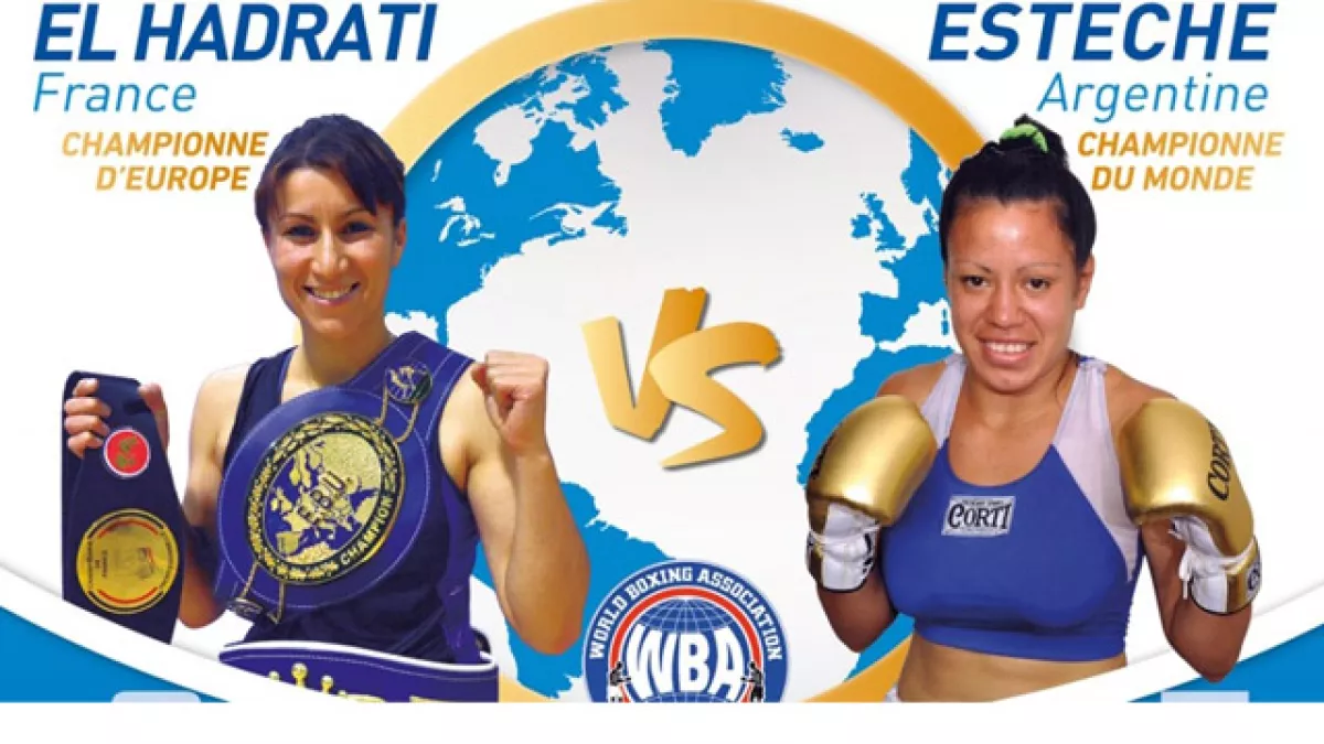 Boxe : Farida El Hadrati / Ana Laura Esteche Boxe : Farida El Hadrati / Ana Laura Esteche