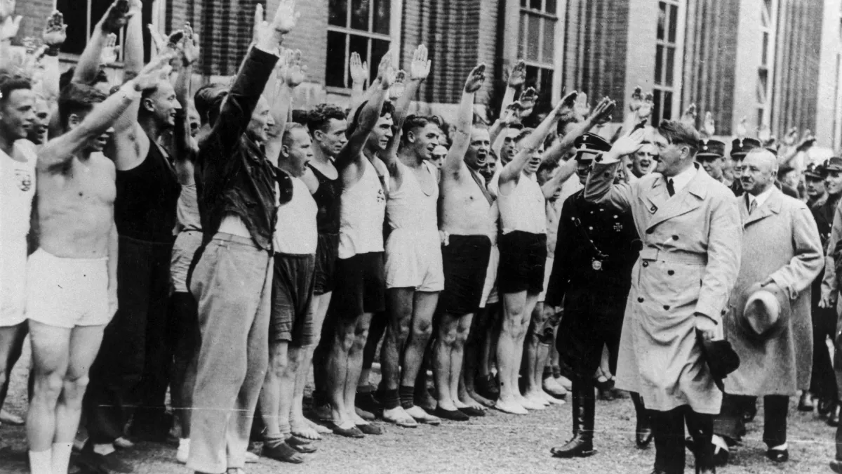 Champions d'Hitler (c) Daily Herald Arch SSPL Getty Images Champions d'Hitler (c) Daily Herald Arch SSPL Getty Images