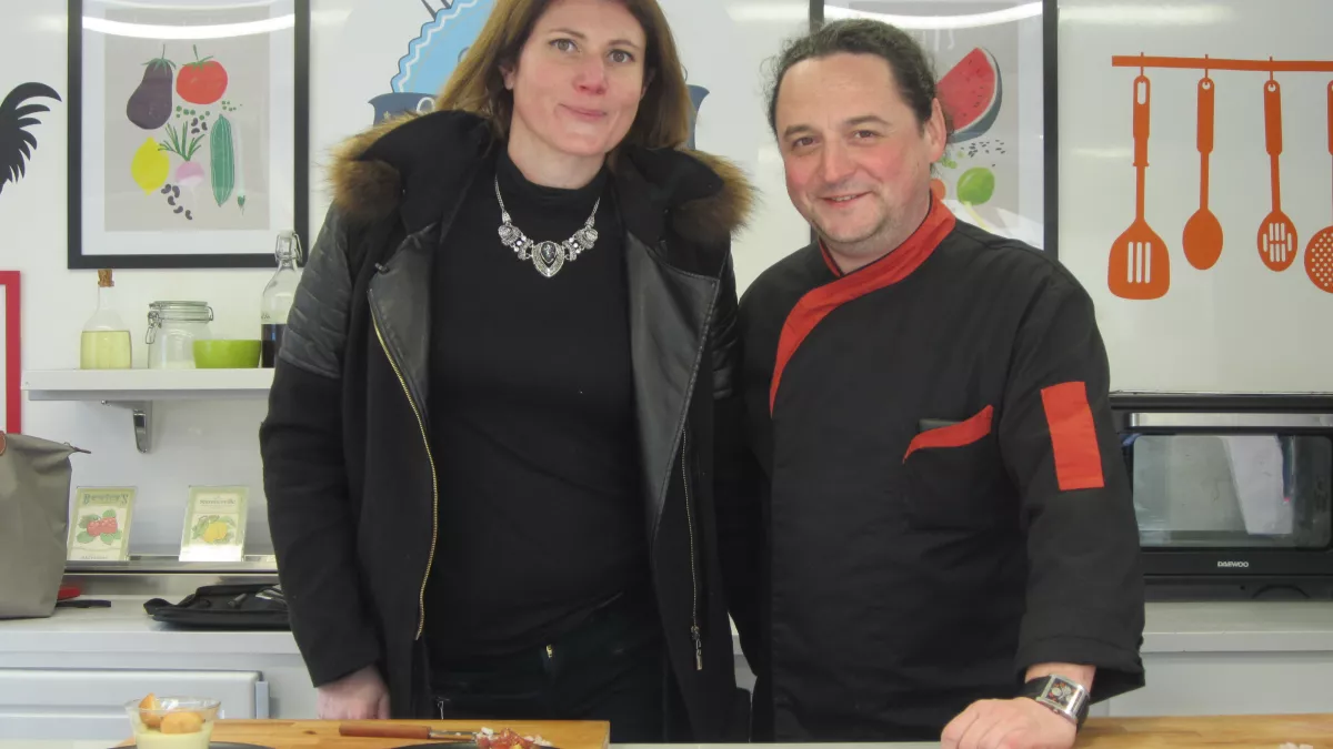 Romain Deplaine et Jessica Schweitzer, ça roule en cuisine ! Romain Deplaine et Jessica Schweitzer, ça roule en cuisine !