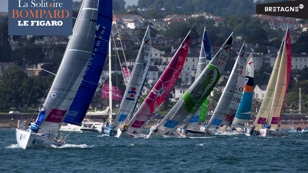 Départ solitaire Bompard - Le Figaro Départ solitaire Bompard - Le Figaro