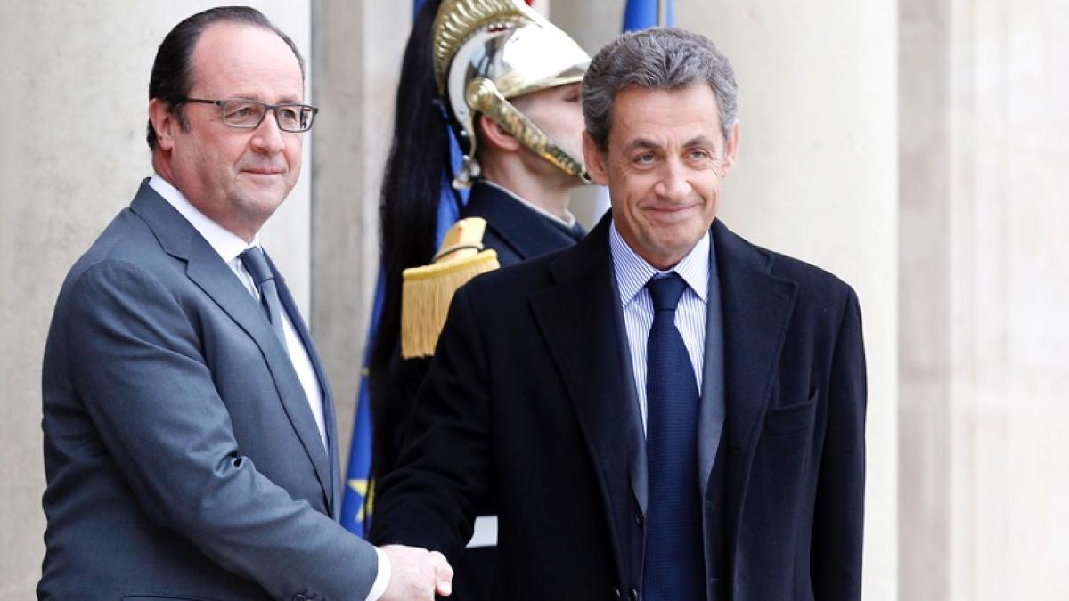 F.Hollande et N.Sarkozy