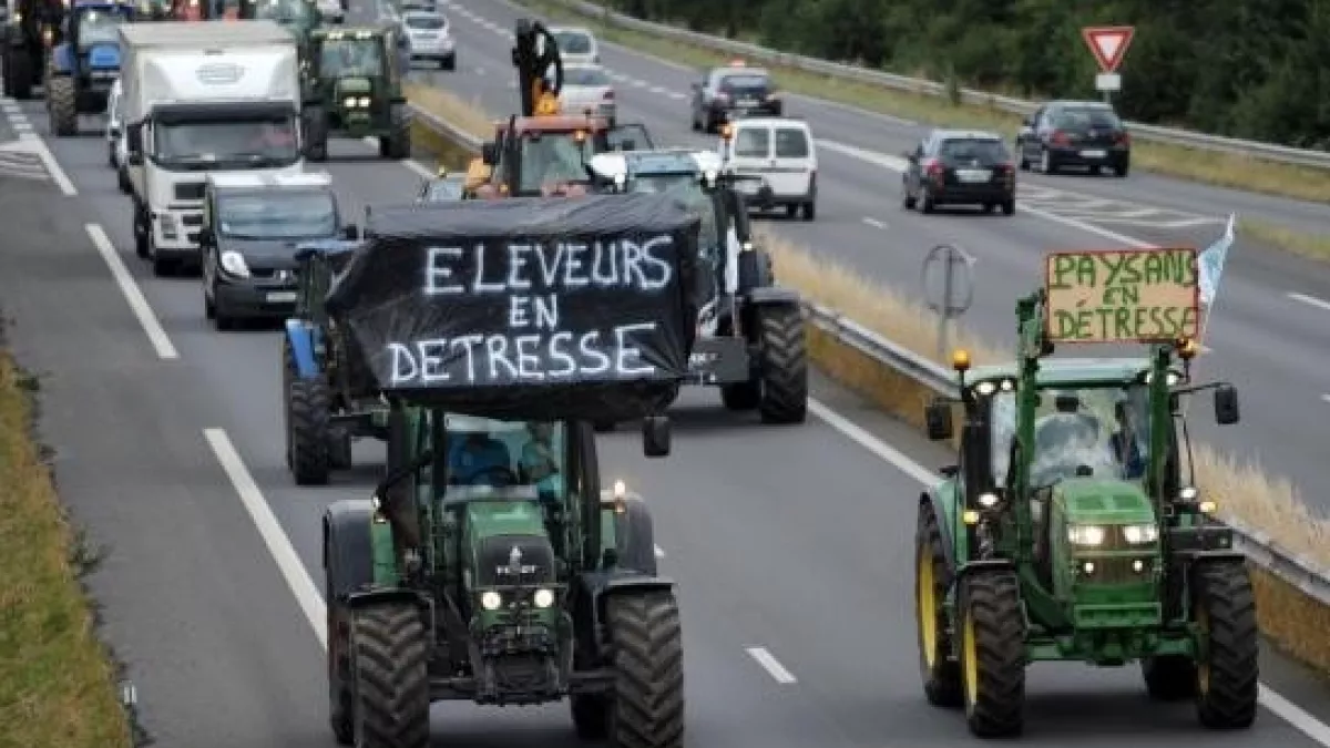 crise agricole tracteurs