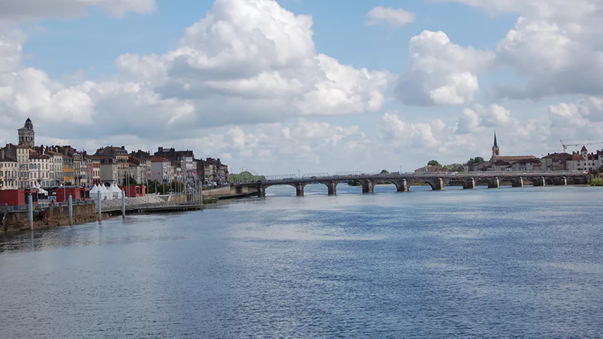 Pont sur la Saône Pont sur la Saôn