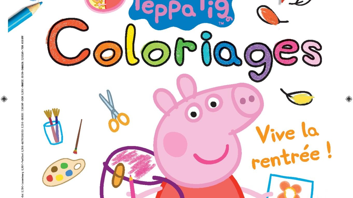 Cahier de Peppa Pig coloriages n°4