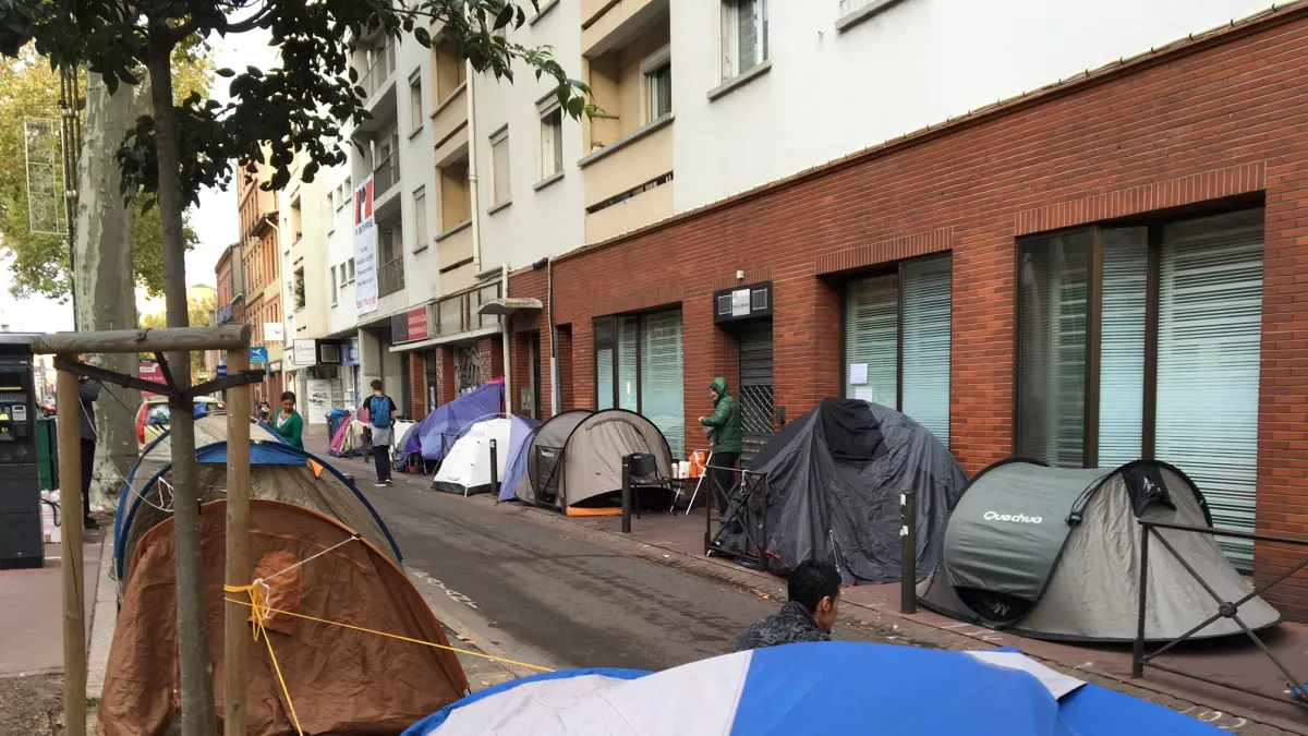 ©ftvinfo-campement sans abris-toulouse 2016 ©ftvinfo-campement sans abris-toulouse 2016