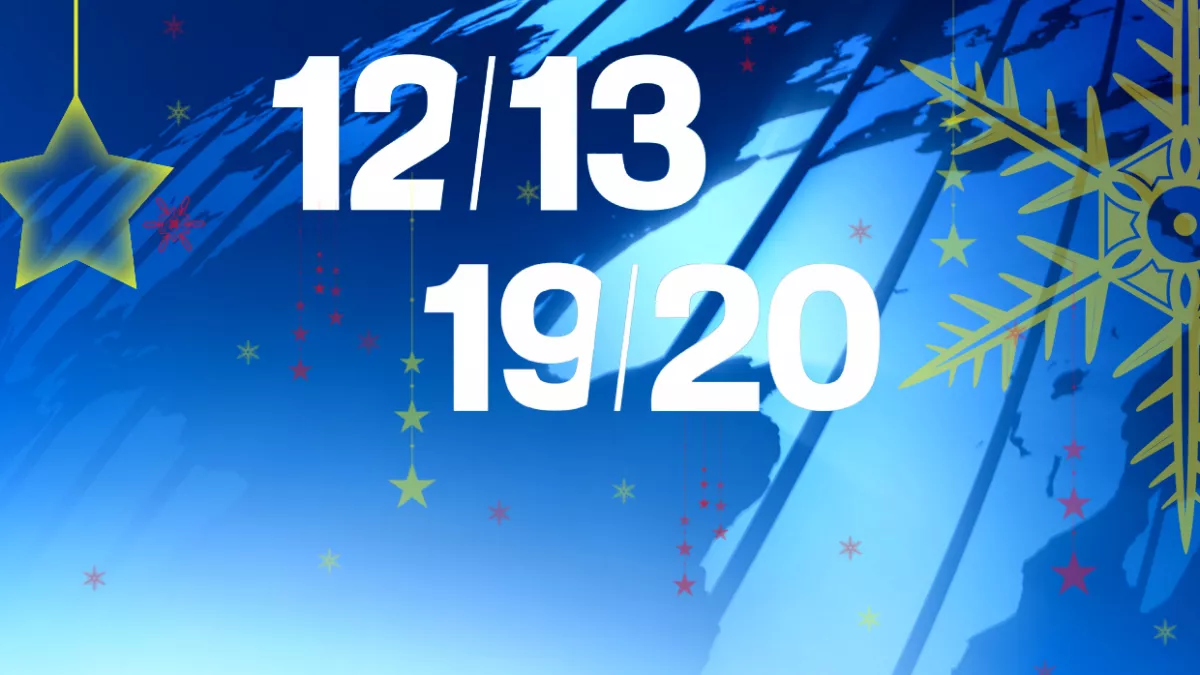 12/13 et 19/20 12/13 et 19/20