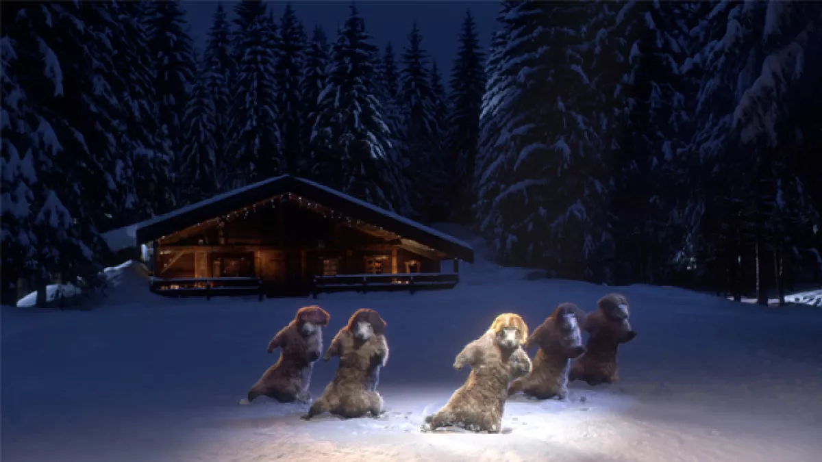 Les marmottes au chalet Les marmottes au chalet
