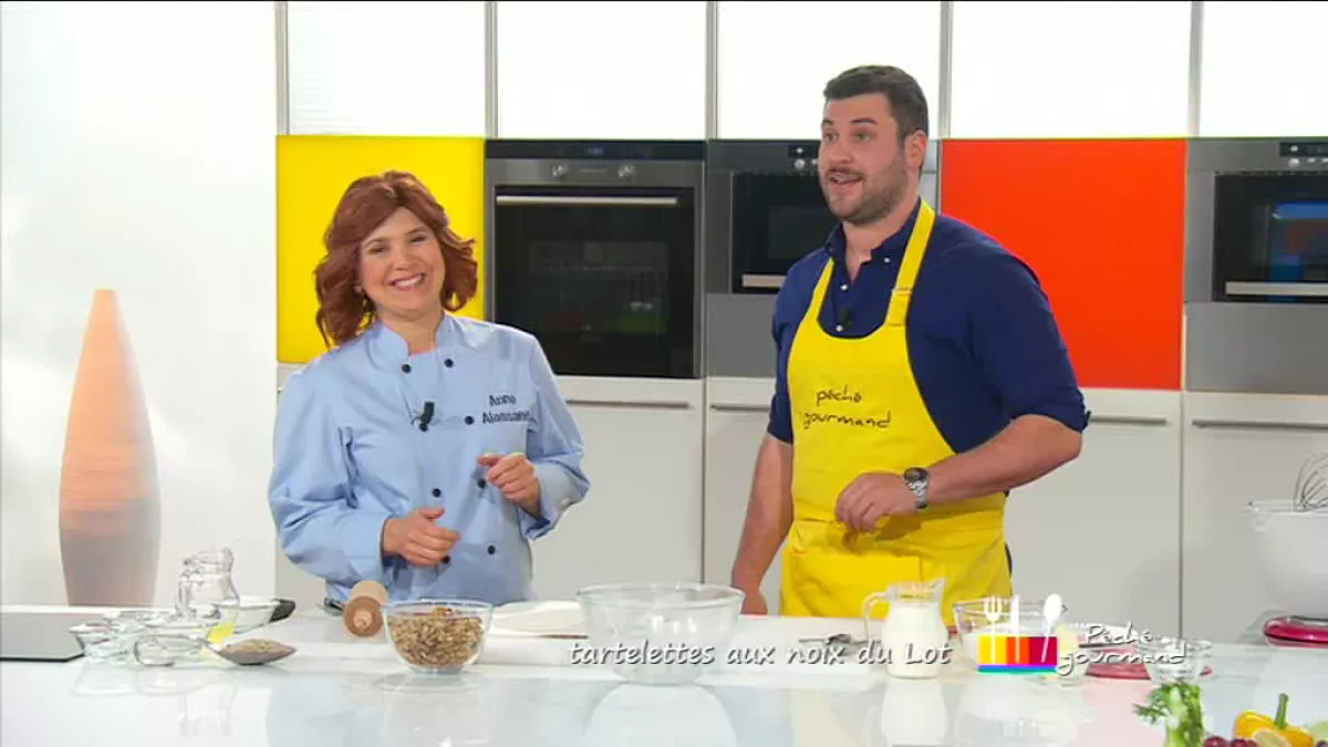 Anne Alassane et Adrien Castagne sur le plateau Anne Alassane et Adrien Castagne