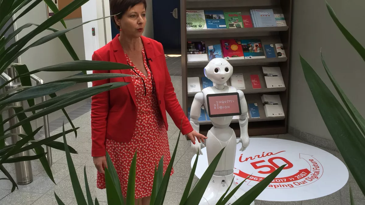 EDR : Laurence Giroult et Pepper EDR : Laurence Giroult et Pepper