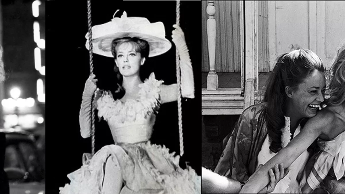 Jeanne Moreau dans Ascenseur pour l'échafaud et dans Viva Maria !